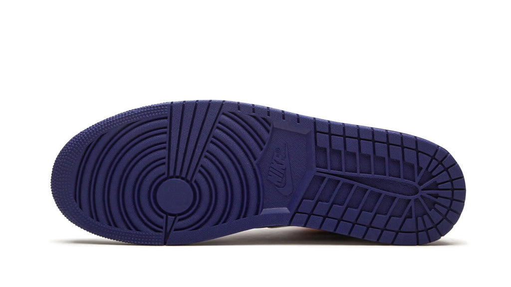 Air Jordan 1 Mid "Royal Blue / Laser Orange" – Grade School Sneakers